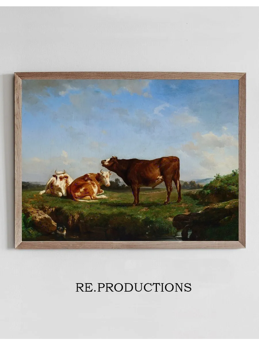 Trois Vaches Au P Turage