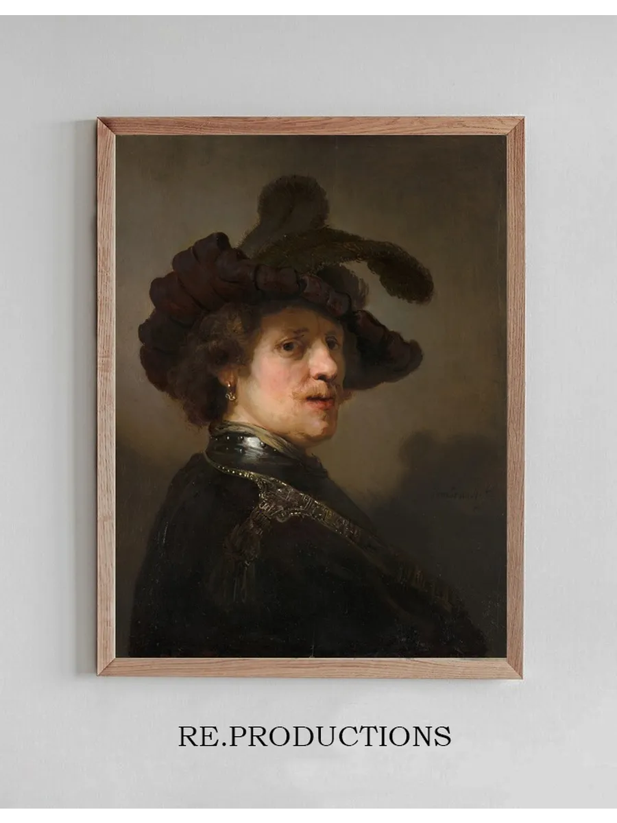 Tronie of a Man with a Feathered Beret