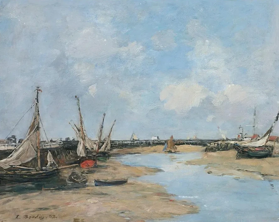 Trouville, Les Jet es, Mar e Basse