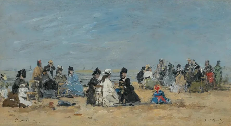 Trouville, Sc ne De Plage