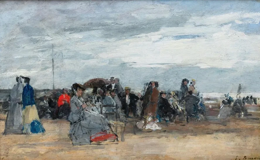 Trouville, Sc ne de Plage