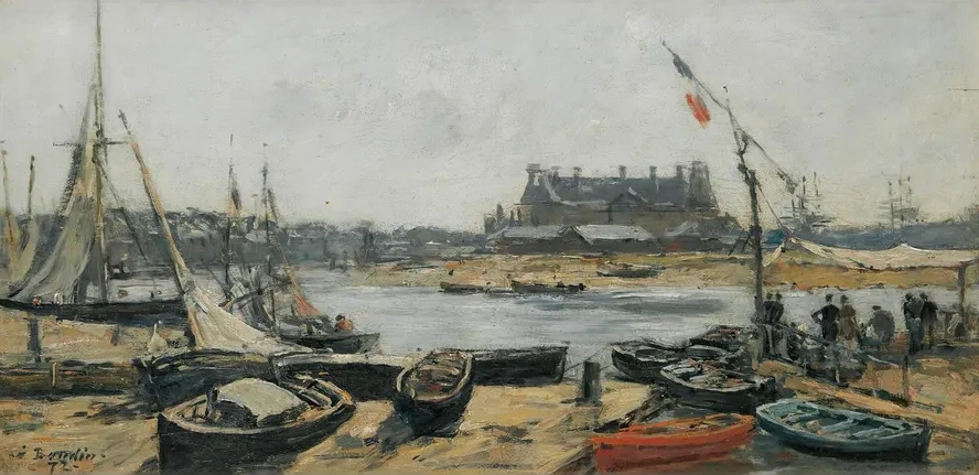 Trouville, Vue Du Port Prise De L embarcad re