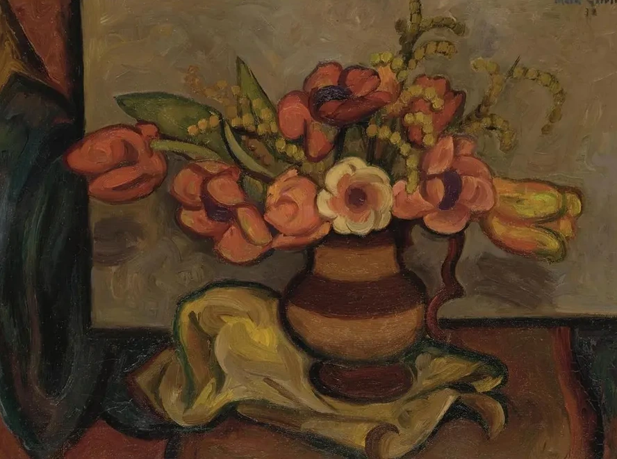 Tulips and Mimosa