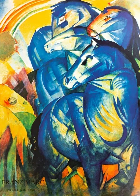Turm Der Blauen Pferde 1913