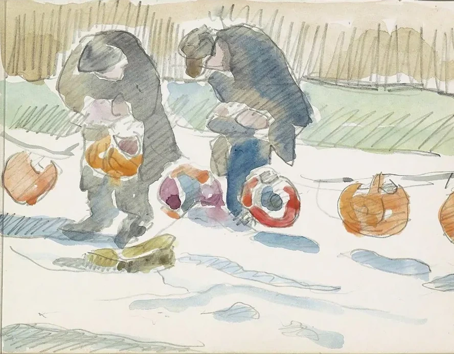 Twee Mannen Op Een Straat