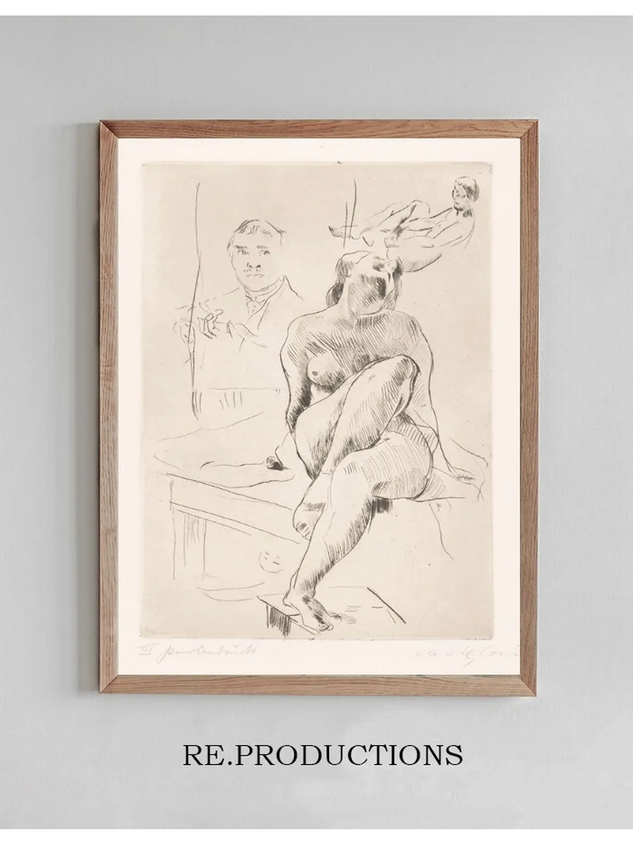 Twee Naakten Met Zelfportret