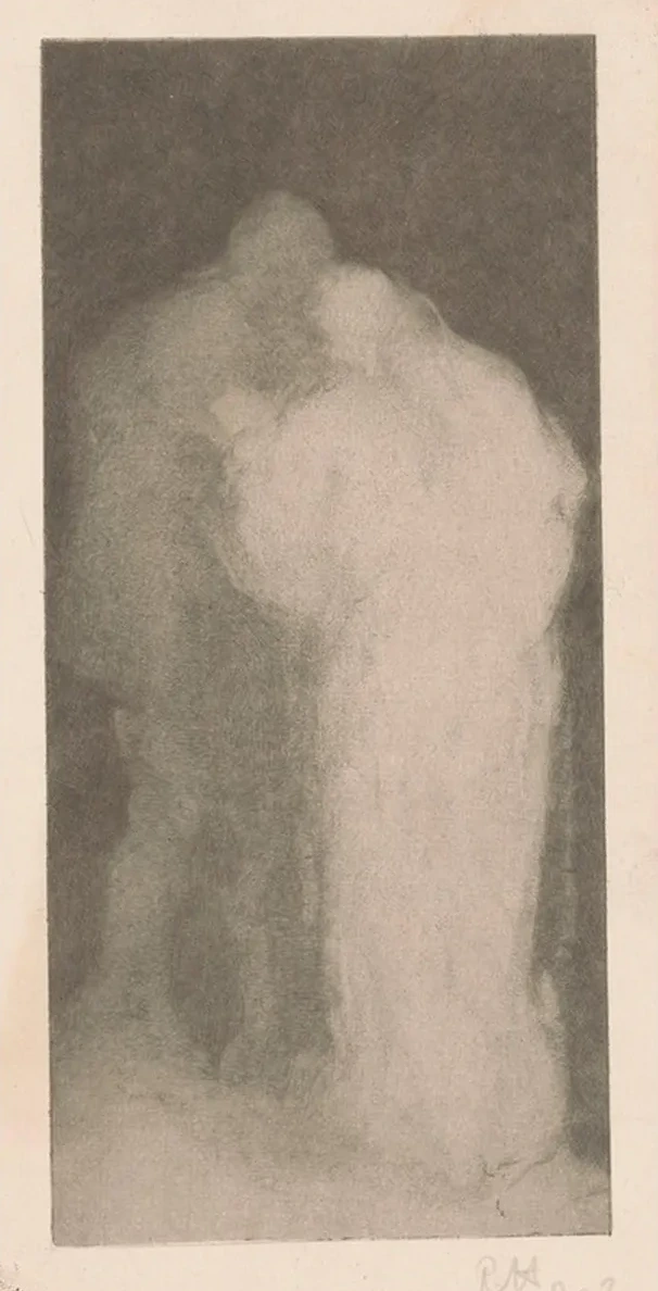 Twee Staande Figuren,after Matthijs Maris