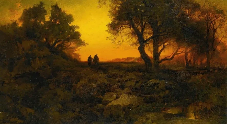 Twilight Landscape (Flight Into Egypt)