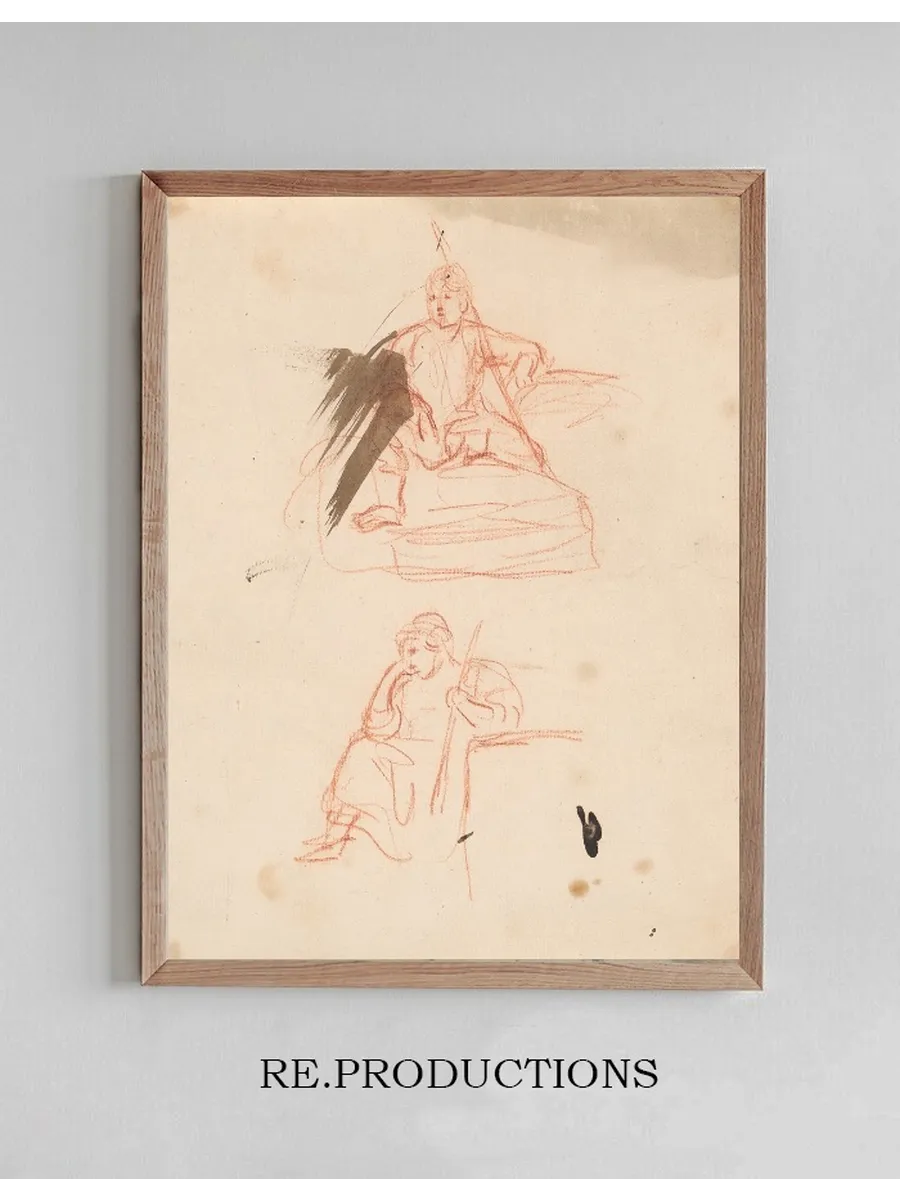 Two Figures Seated