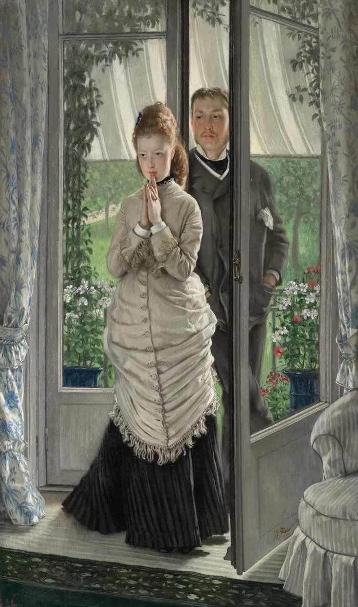 Two Figures at a Door (The Proposal)