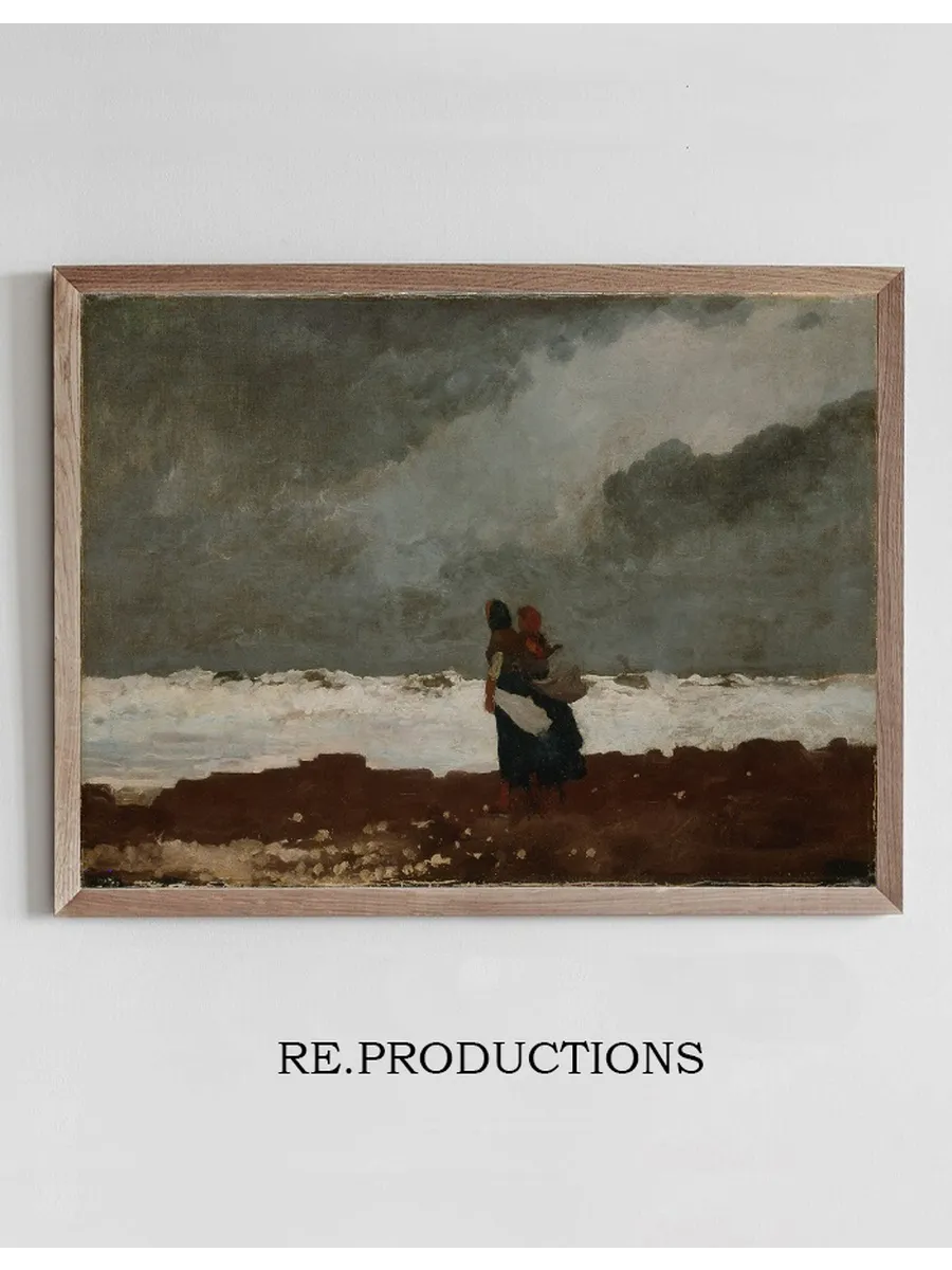 Two Figures by the Sea