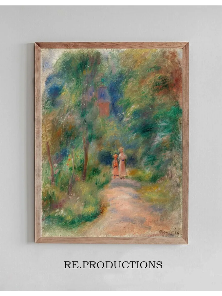 Two Figures on a Path (deux Figures Dans Un Sentier)