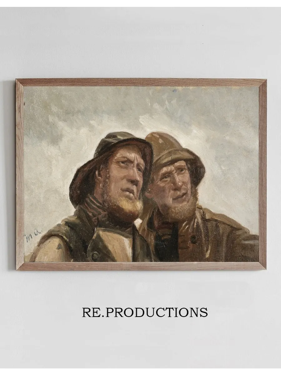Two Fishermen. Study