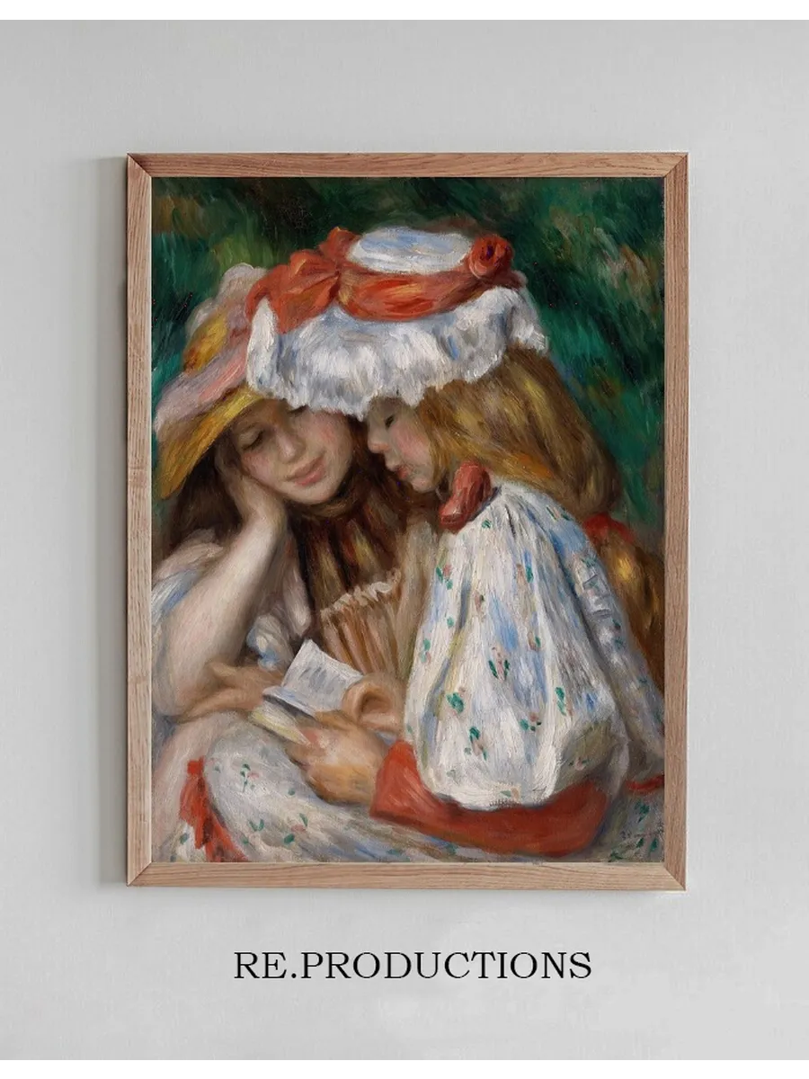 Two Girls Reading