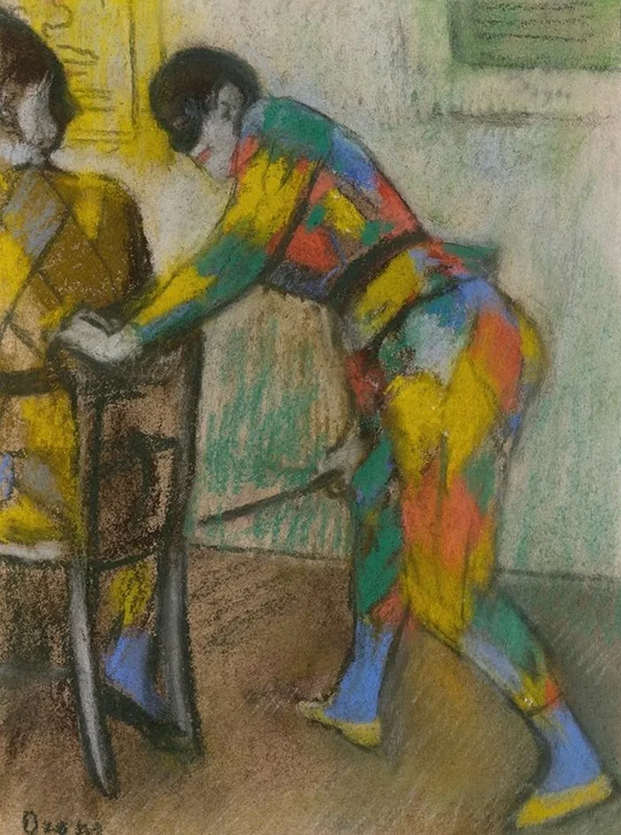 Two Harlequins