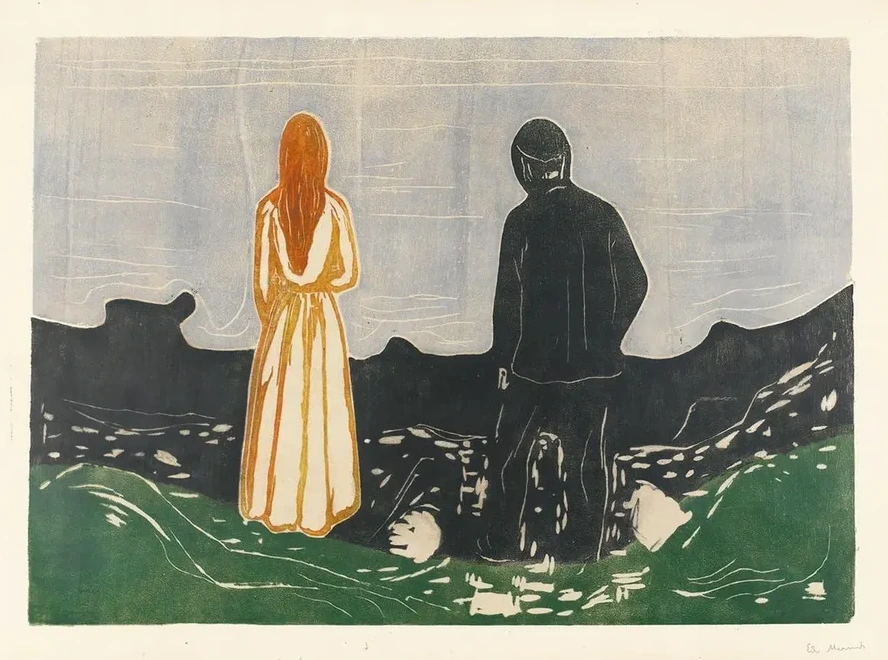 Two Human Beings. The Lonely Ones