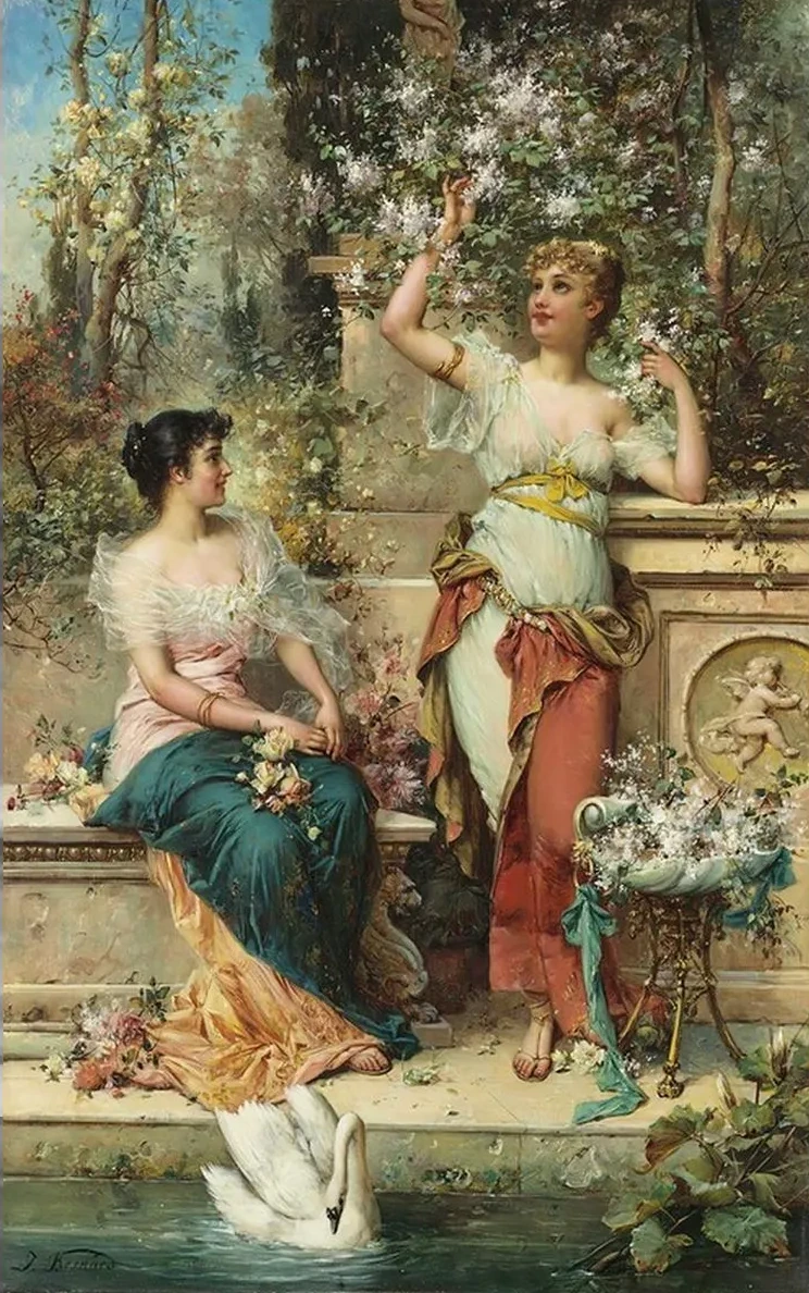 Two Ladies in a Park
