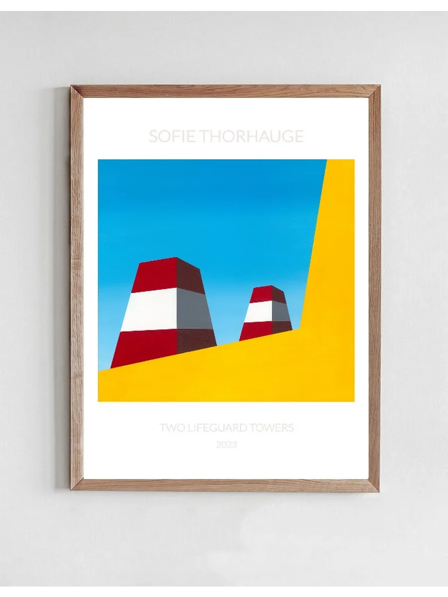 Two Lifeguard Towers