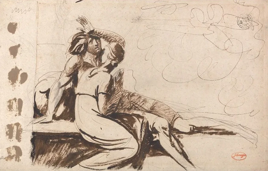 Two Lovers (Man Awakening from a Dream)