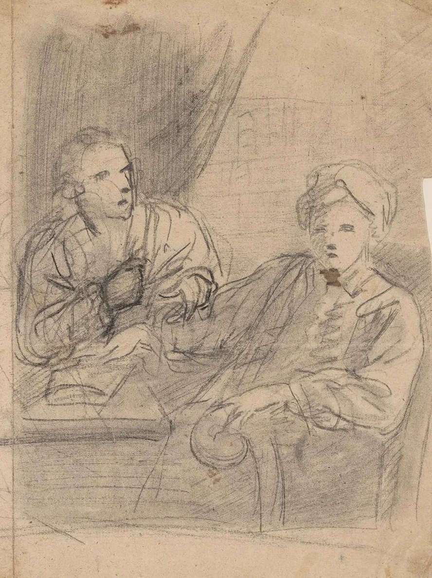 Two Men Seated