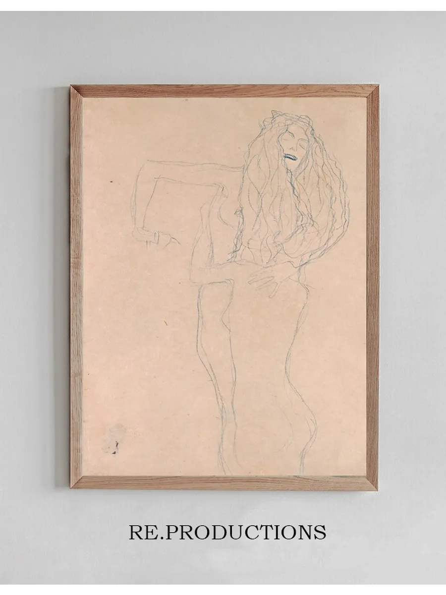 Two Naked Women Embracing (Ver Sacrum)