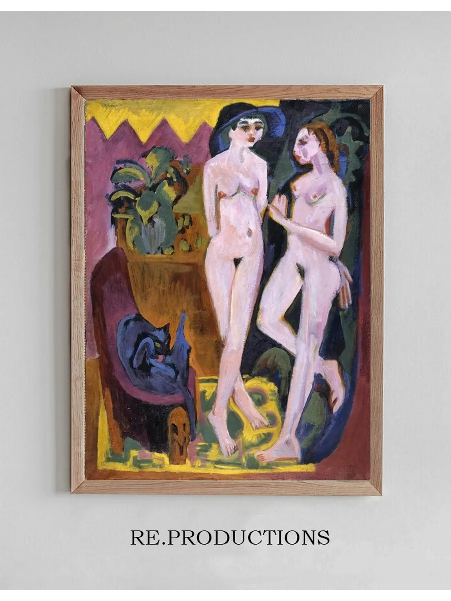 Two Nudes in a Room