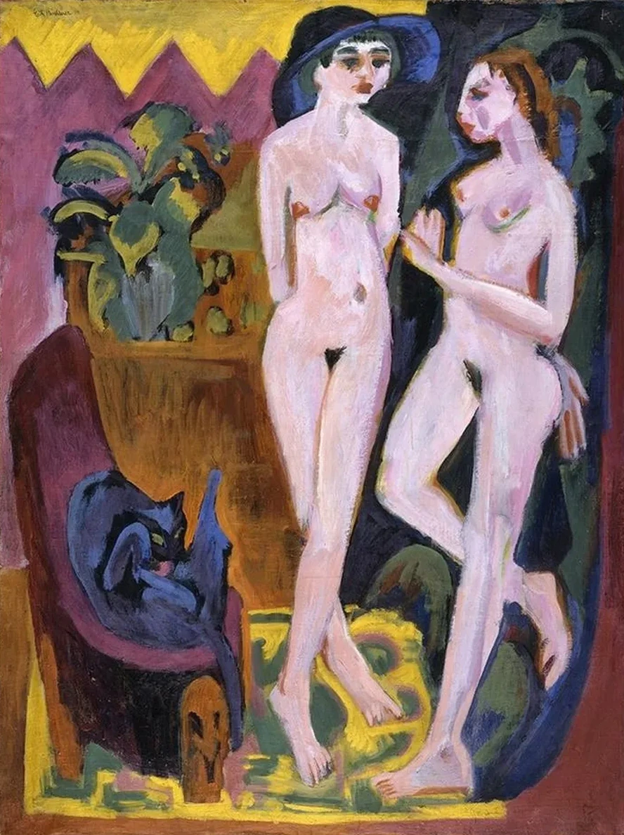 Two Nudes in a Room