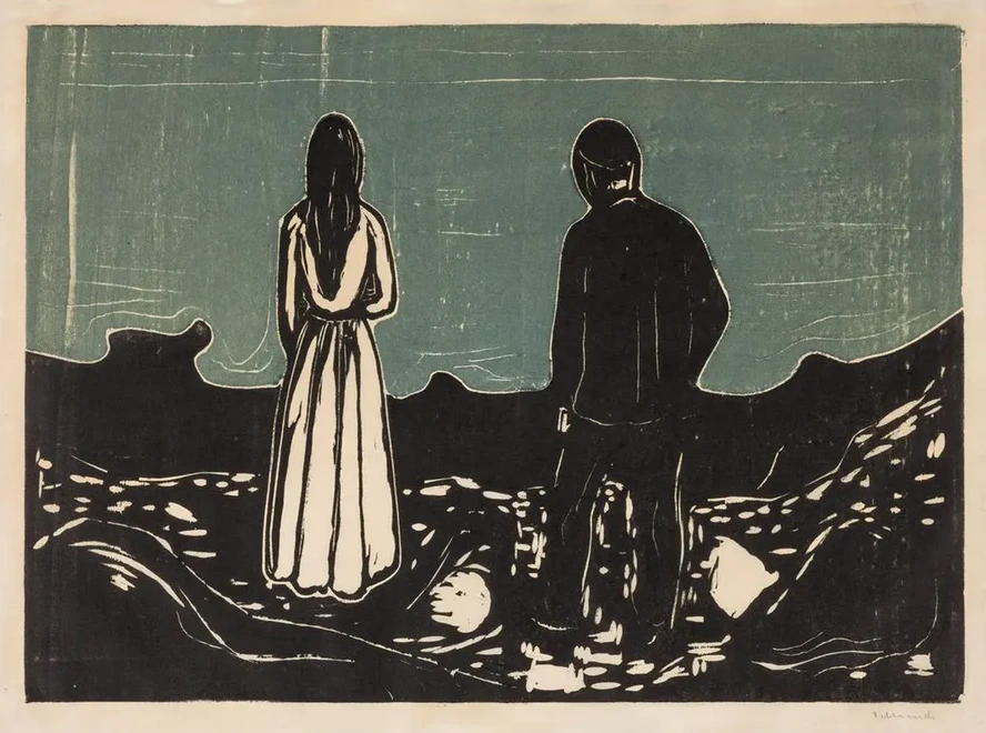 Two People. The Lonely Ones
