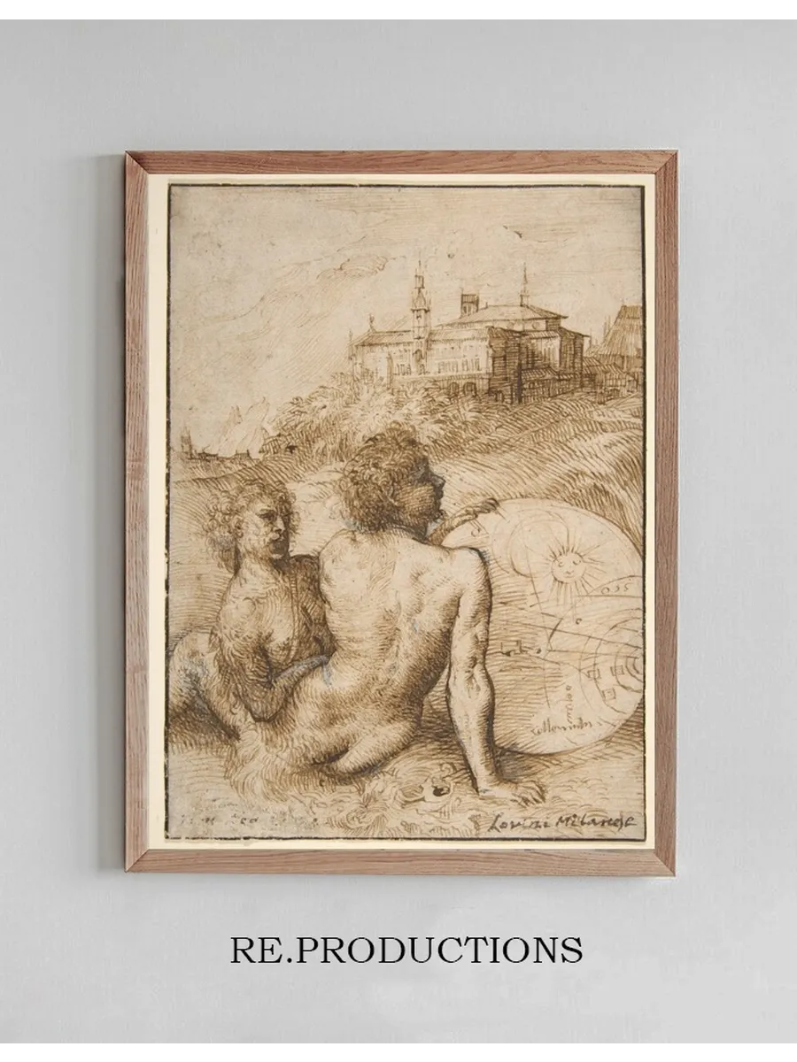 Two Satyrs in a Landscape