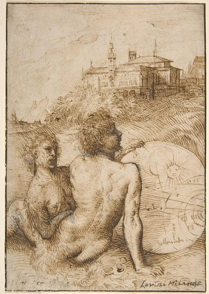 Two Satyrs in a Landscape