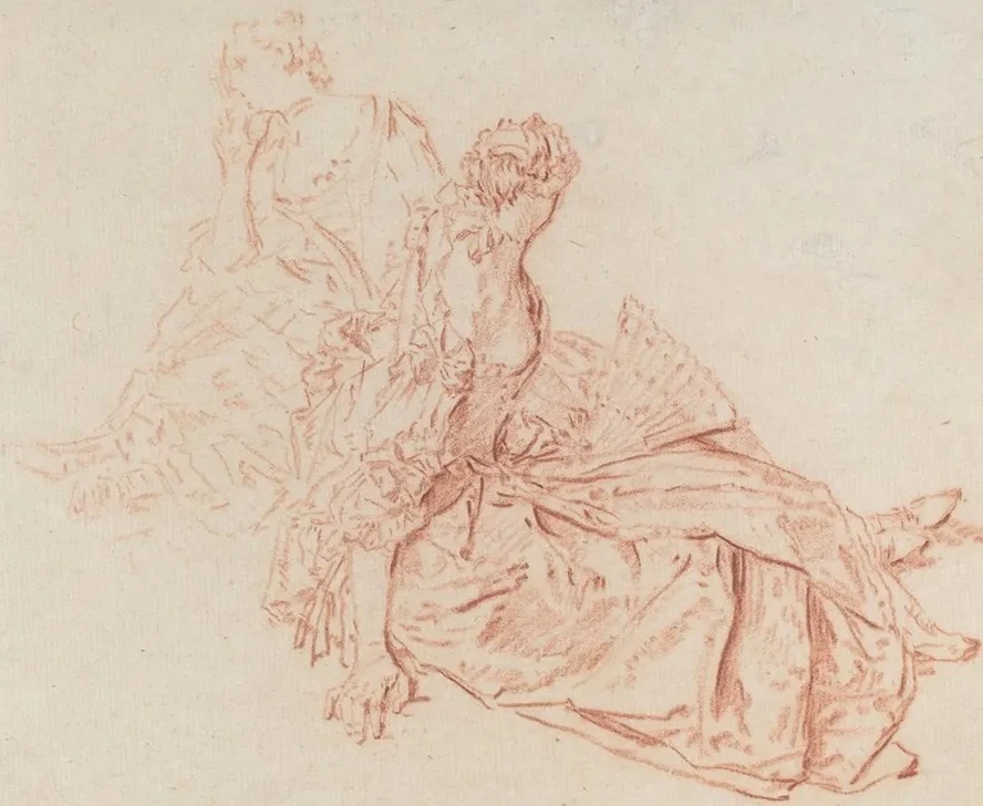 Two Seated Ladies