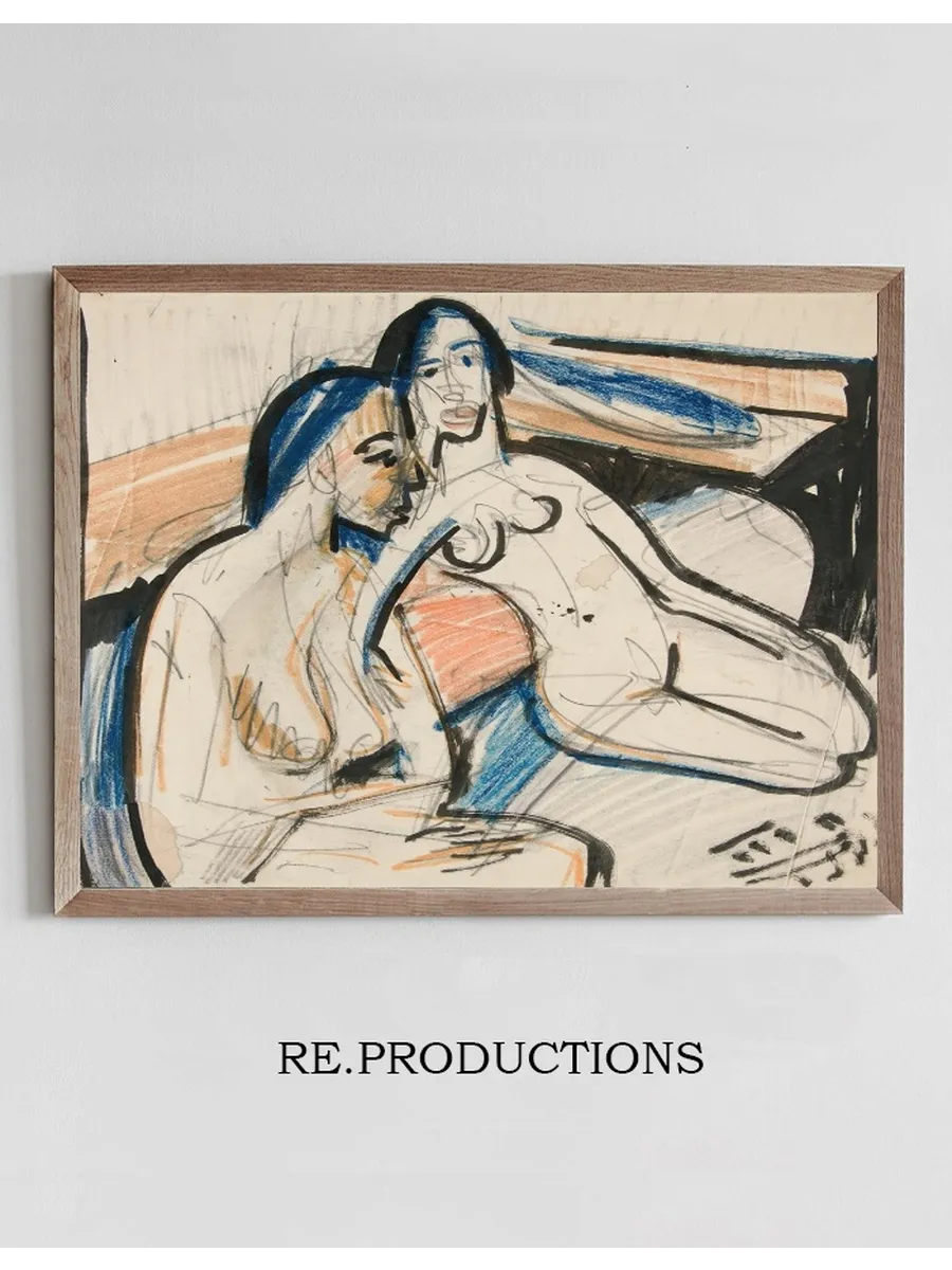 Two Seated Women inStudio