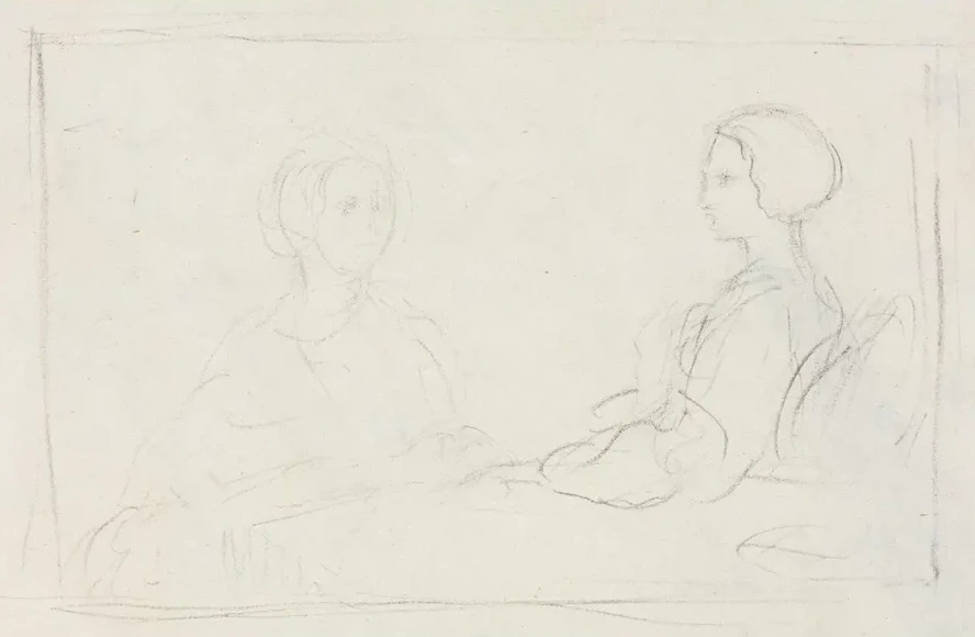 Two Seated Women
