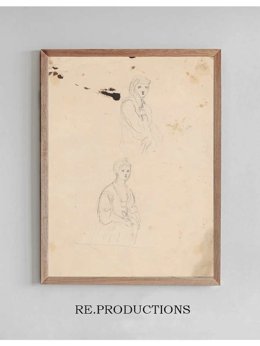 Two Sketches of Woman