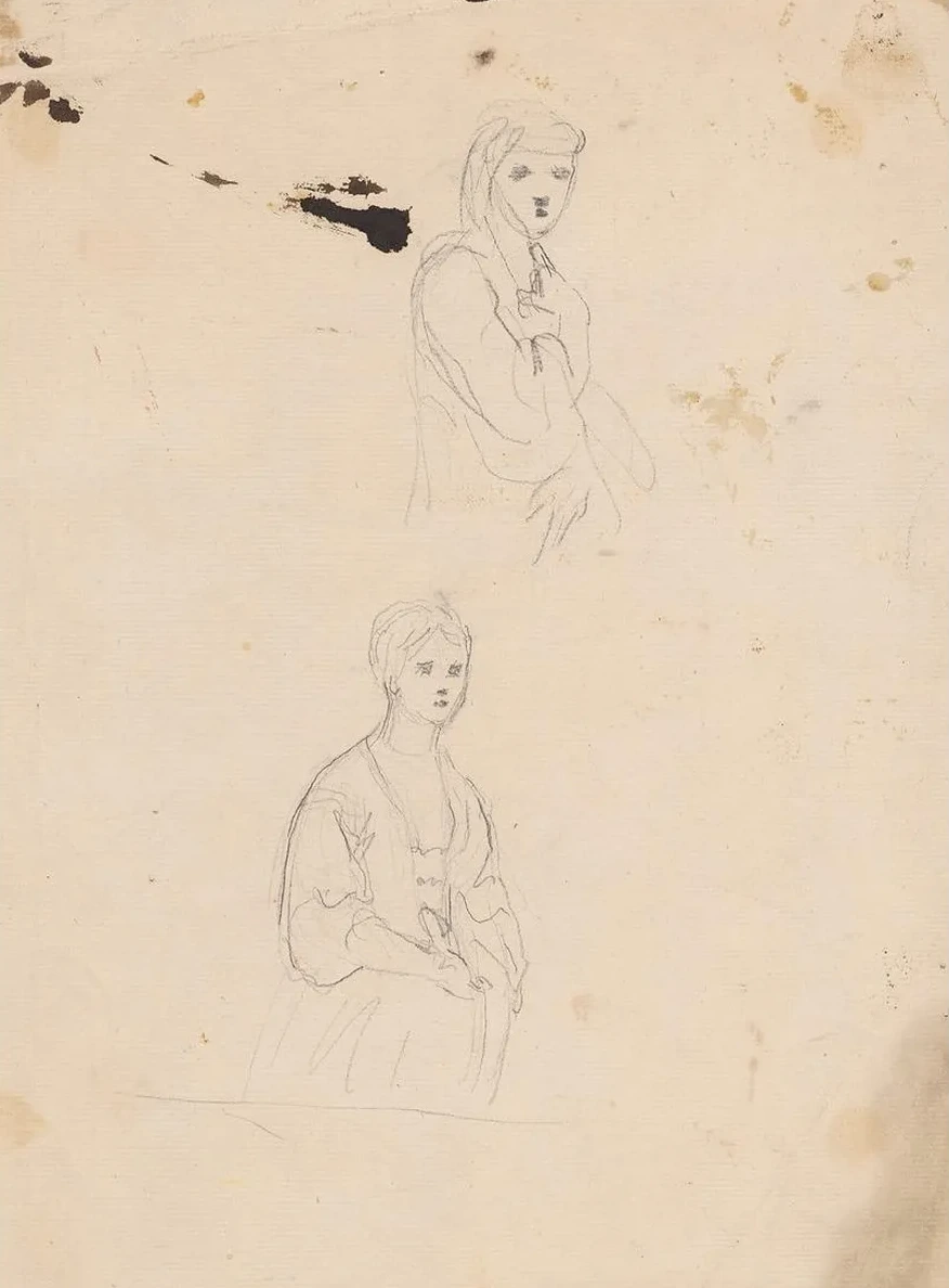 Two Sketches of Woman