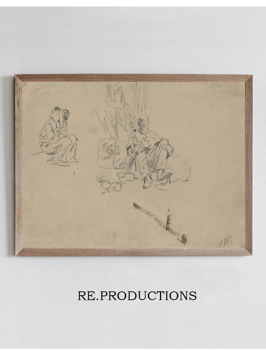 Two Soldiers Resting