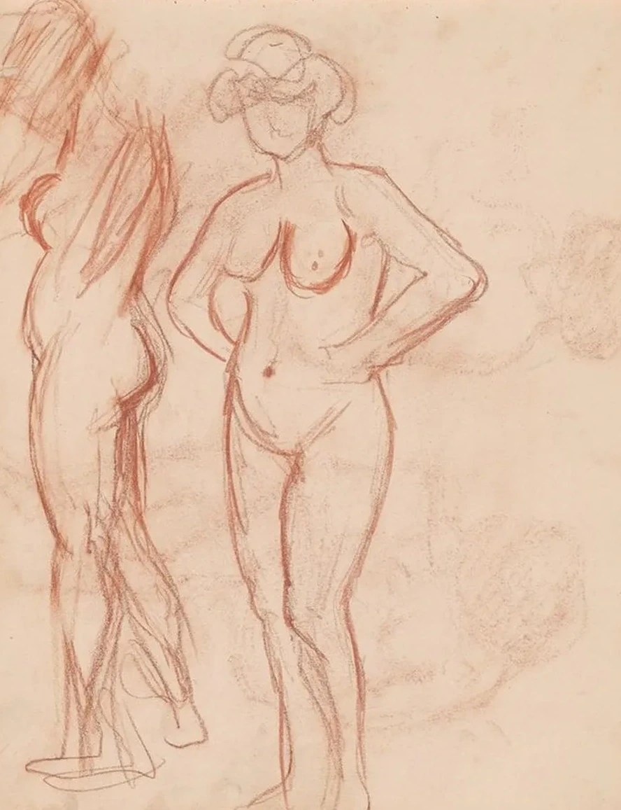 Two Standing Nudes