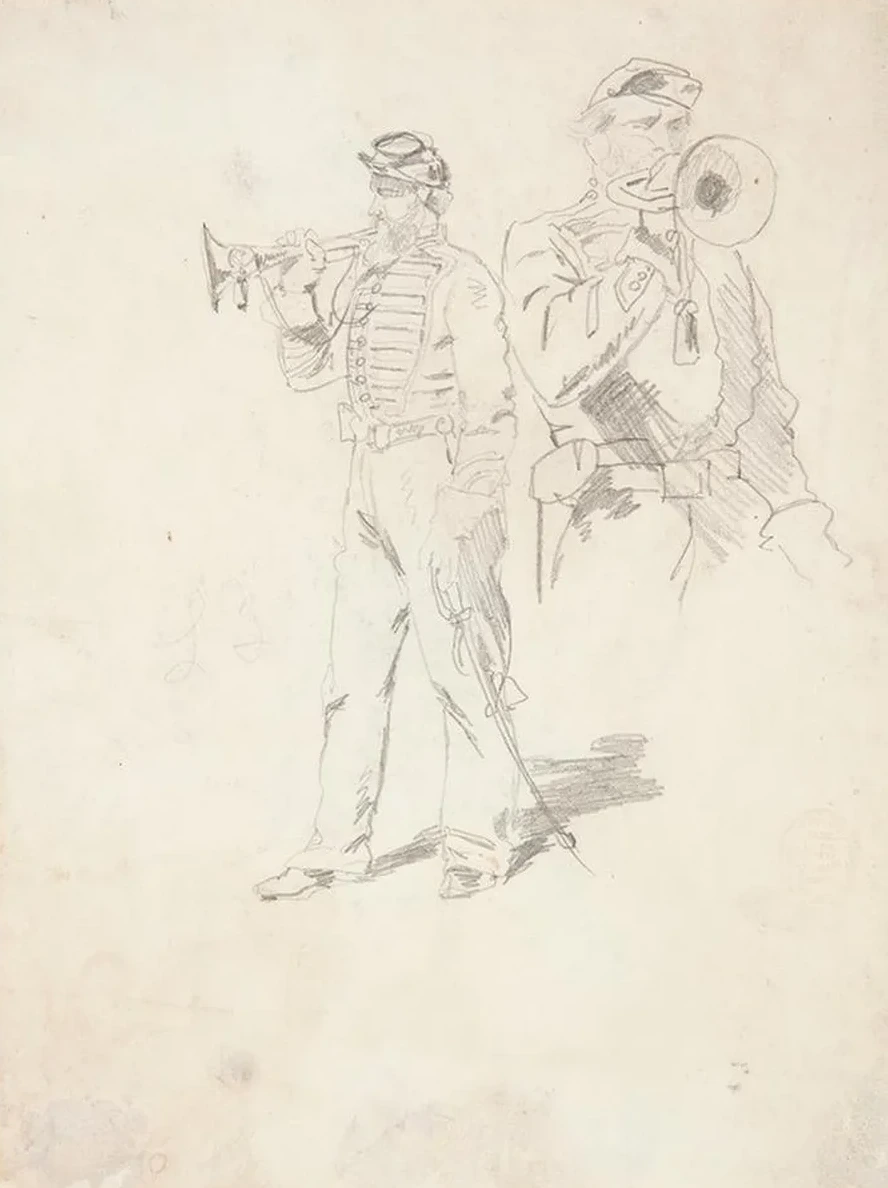 Two Studies of a Bugler