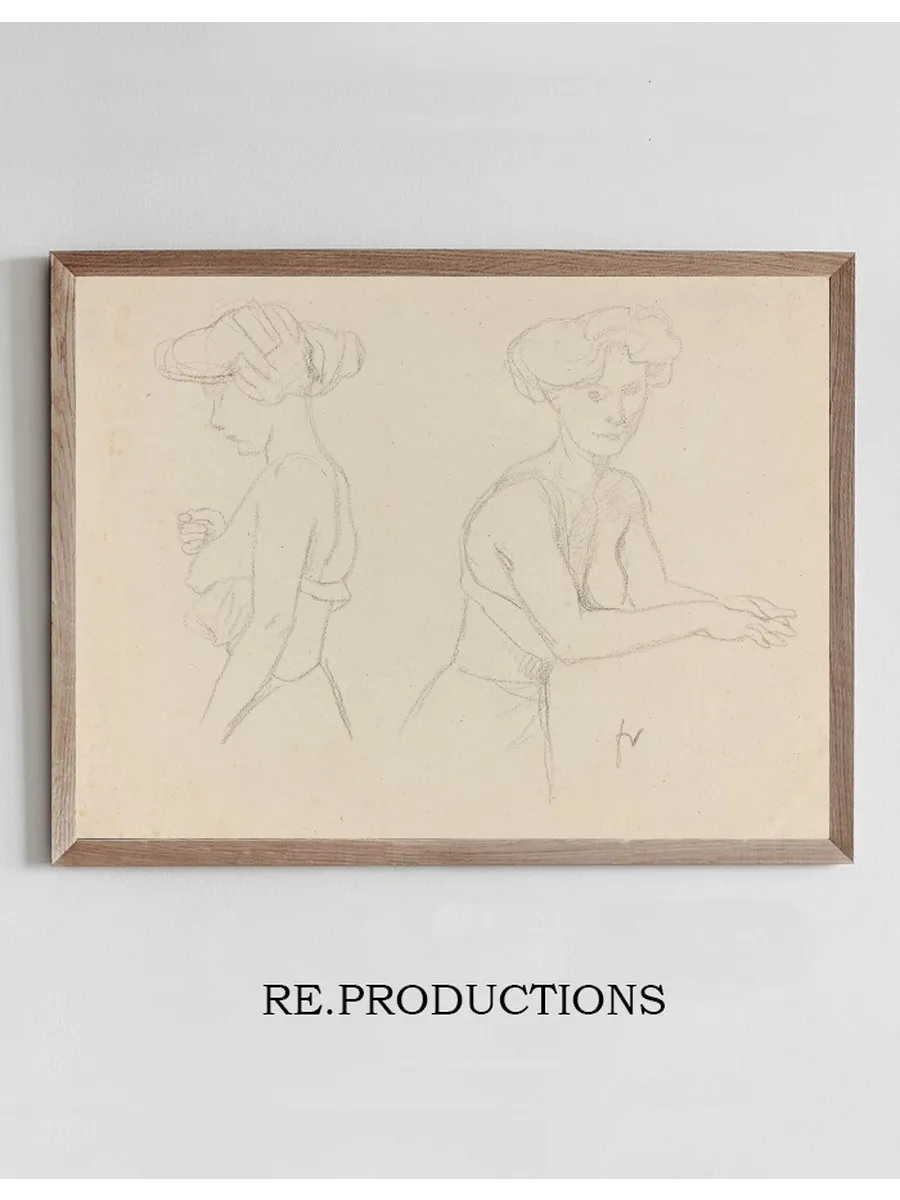 Two Studies of a Woman Dressing