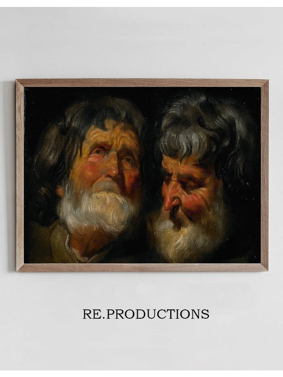 Two Studies of the Head of an Old Man
