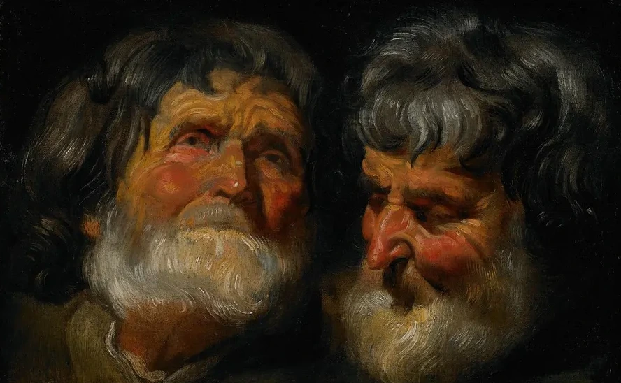 Two Studies of the Head of an Old Man
