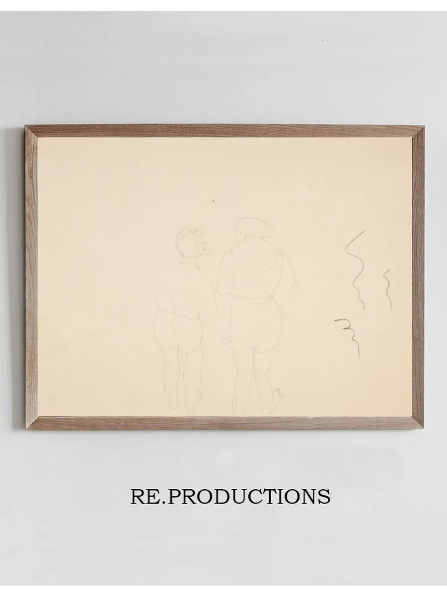 Two Woman Bathers Seen fromBehind