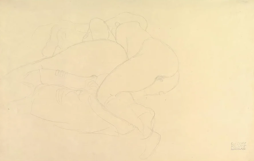 Two Women Friends Reclining