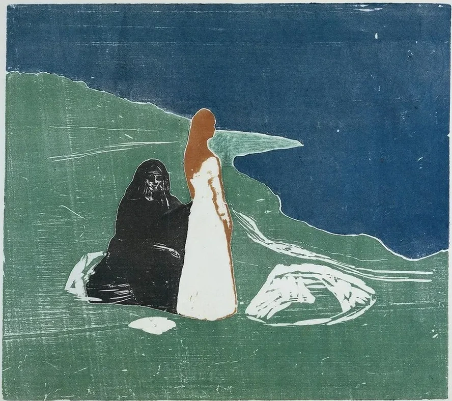 Two Women on the Shore