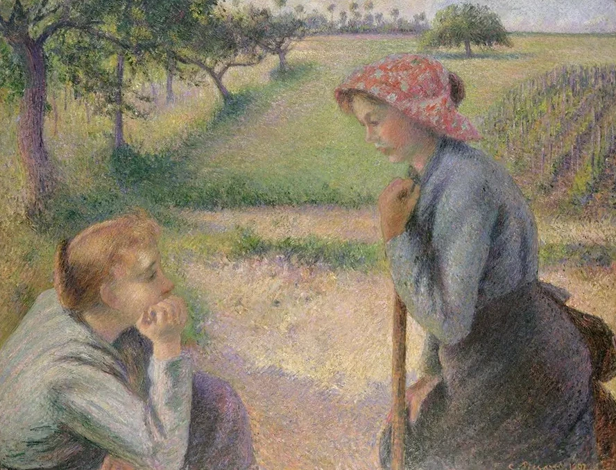 Two Young Peasant Women