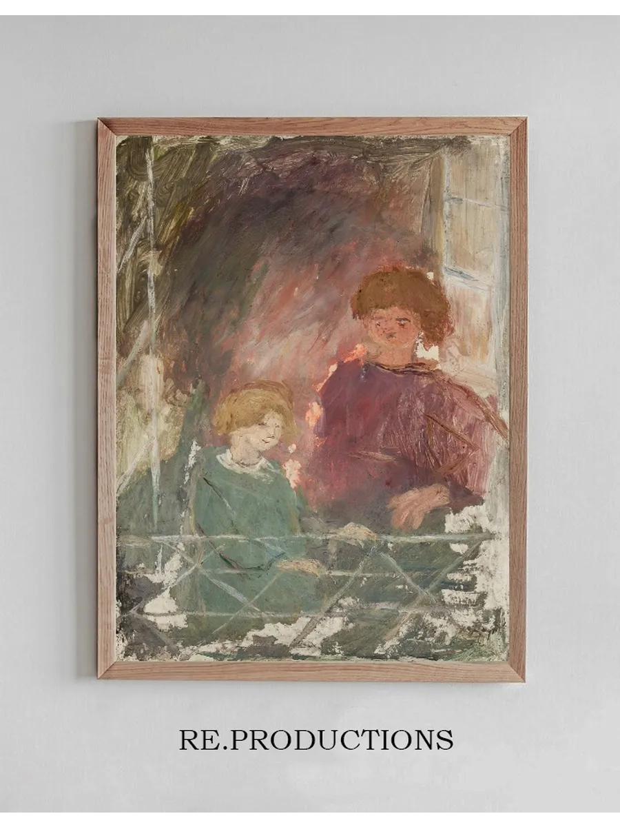 Two Children on a Balcony