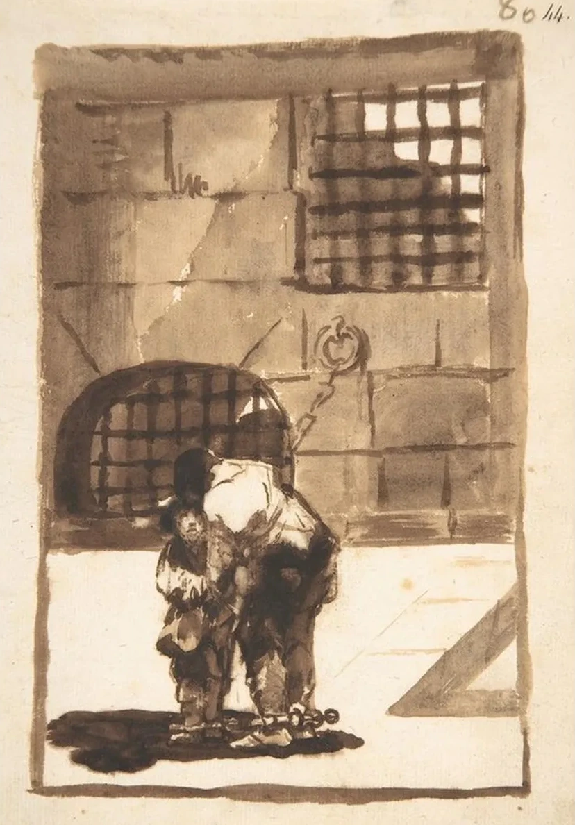 Two Prisoners in Irons