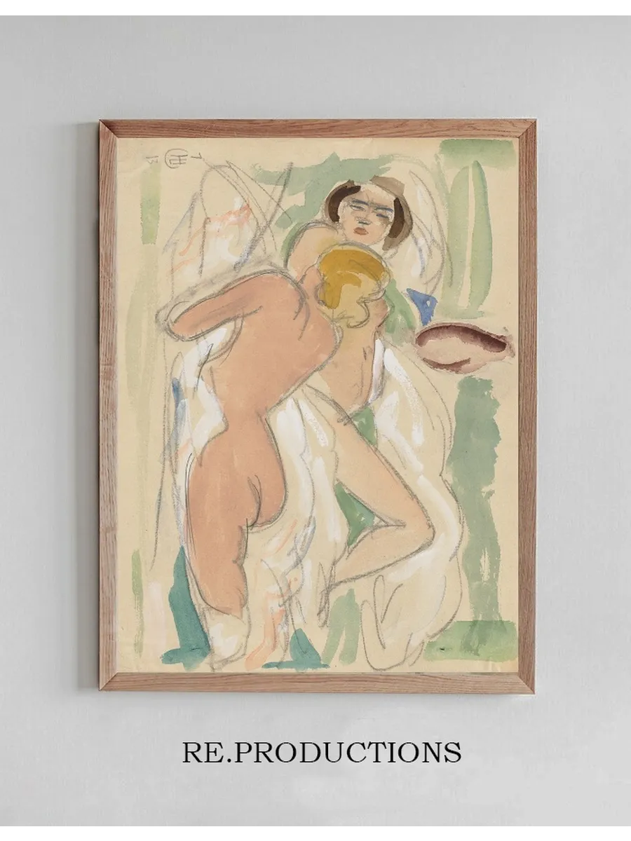 Two Reclining Female Nudes