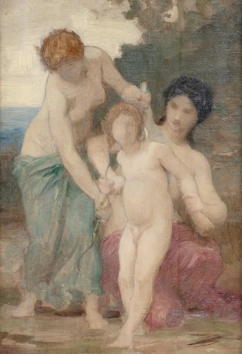 Two Women & Putto