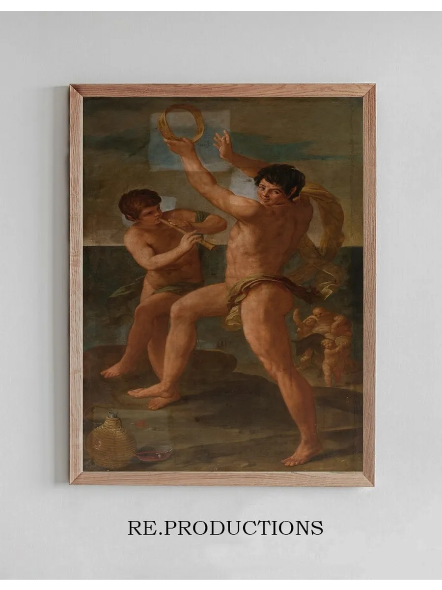 Twofauns In A Bacchic Dance
